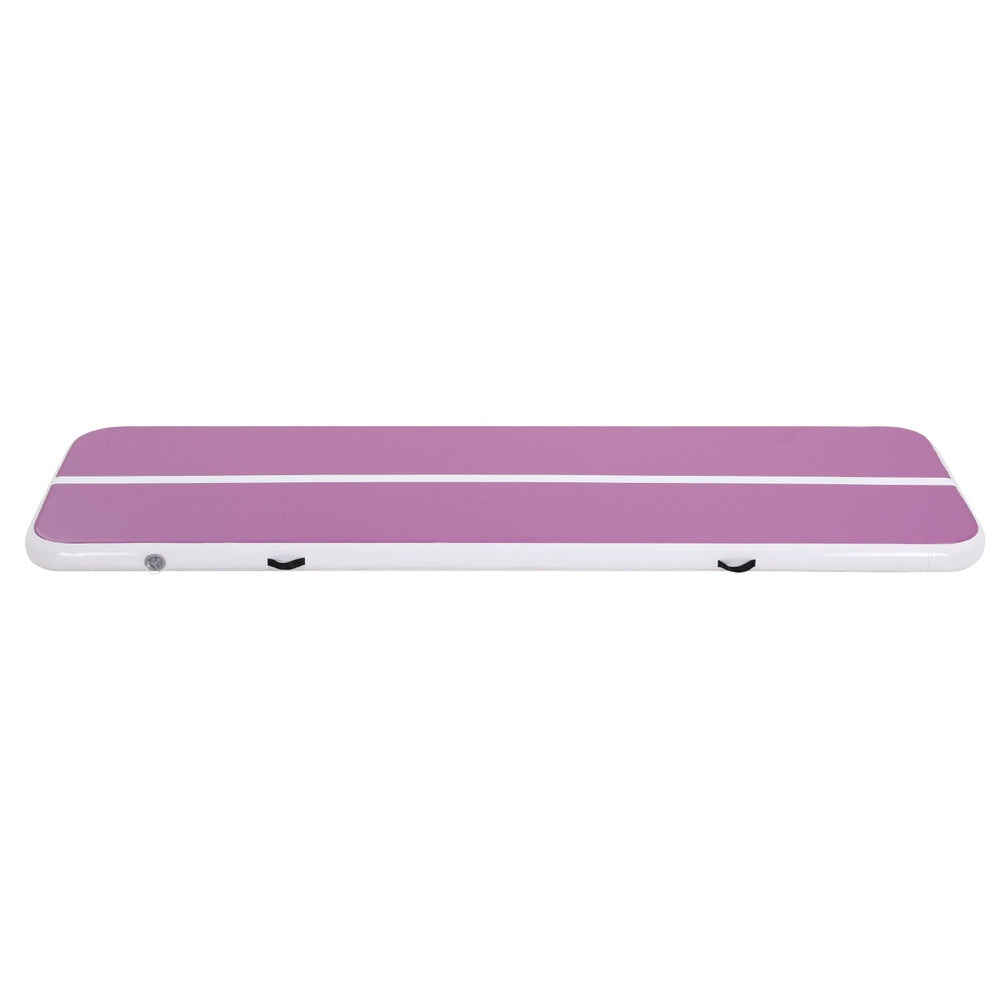 Everfit 3M Air Track Gymnastics Tumbling Exercise Yoga Mat W/ Pump Inflatable Purple Everfit