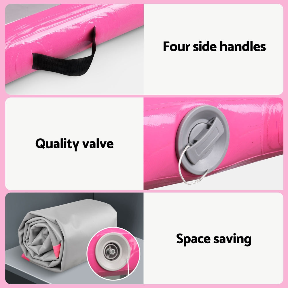 Everfit 4X1M Airtrack Inflatable Air Track Tumbling Mat W/Pump Floor Gymnastics Everfit