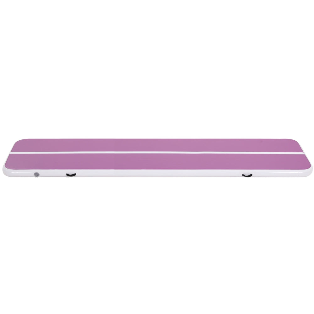 Everfit 4M Air Track Gymnastics Tumbling Exercise Yoga Mat W/ Pump Inflatable Purple Everfit
