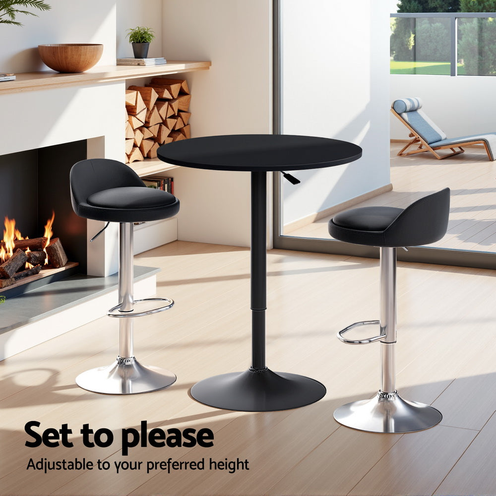 Artiss Bar Table and Stools Set Dining Desk Kitchen Chairs Cafe Pub Artiss