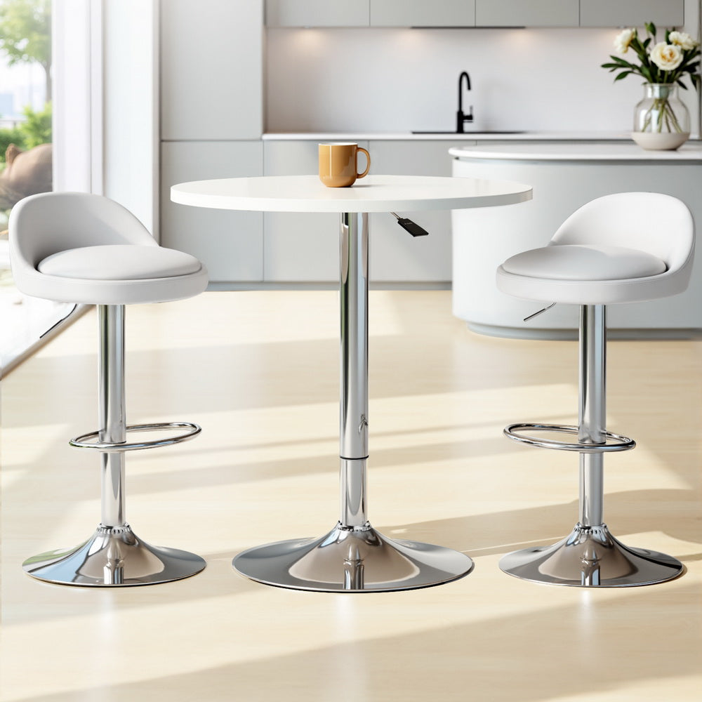 Artiss Bar Table and Stools Set Dining Desk Kitchen Chairs Cafe Pub Artiss
