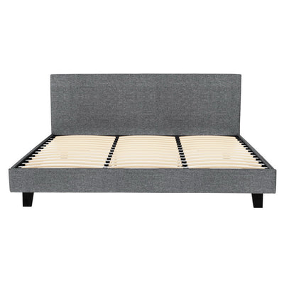 Artiss Bed Frame King Size Grey NEO