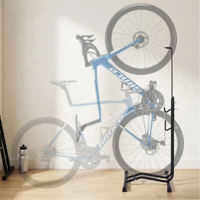 Weisshorn 4-in-1 Bike Parking Stand Vertical Floor Storage Rack for 24