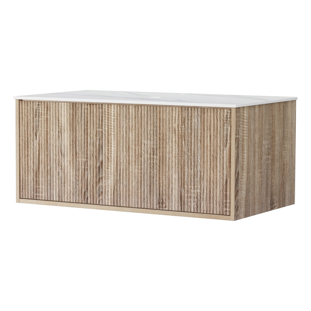 Cefito Vanity Unit 915mm with Basin Oak Awezingly