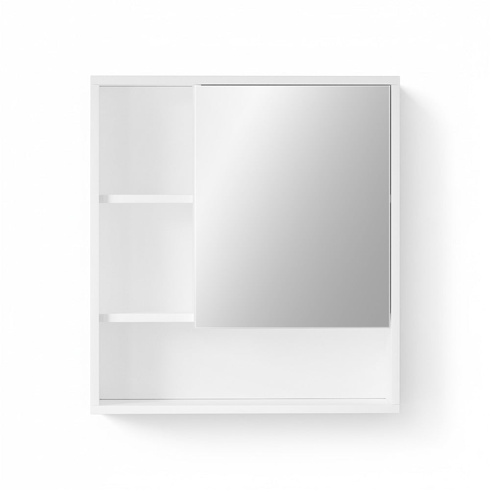 Cefito Bathroom Mirror Cabinet Mirrored Medicine Adjustable Shelf Wall Mounted 560mm White Awezingly
