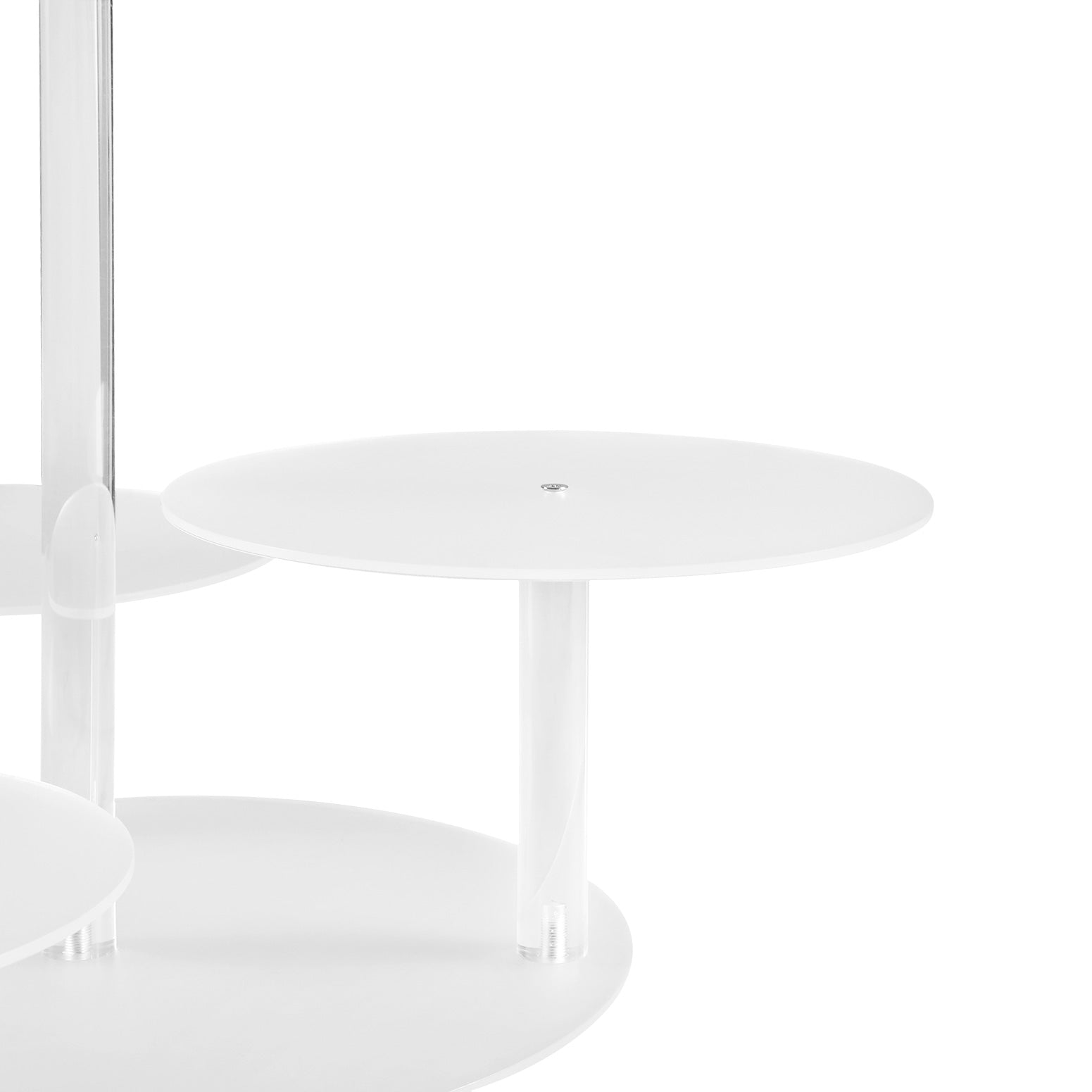 5-Star Chef Cake Stand 5 Tiers Acrylic Holder Display Round Clear Wedding Party Does not apply