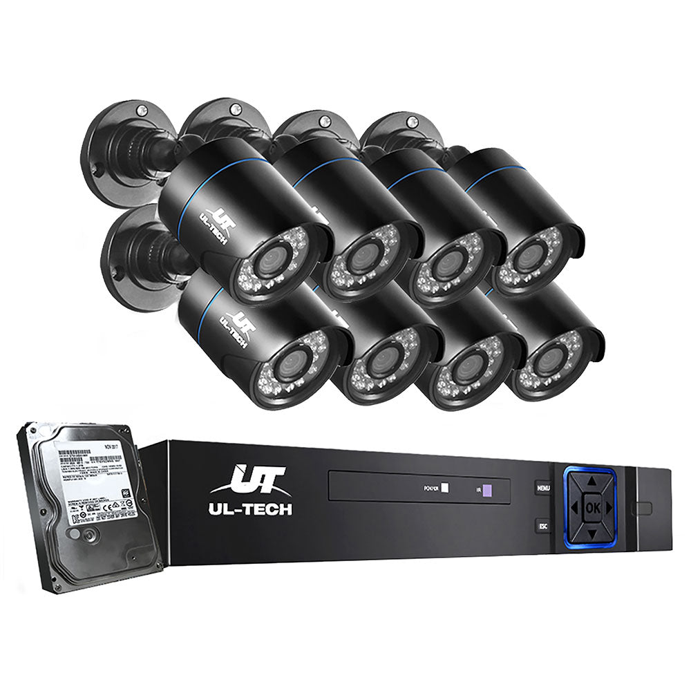 UL Tech 1080P 8 Channel HDMI CCTV Security Camera with 1TB Hard Drive UL-TECH