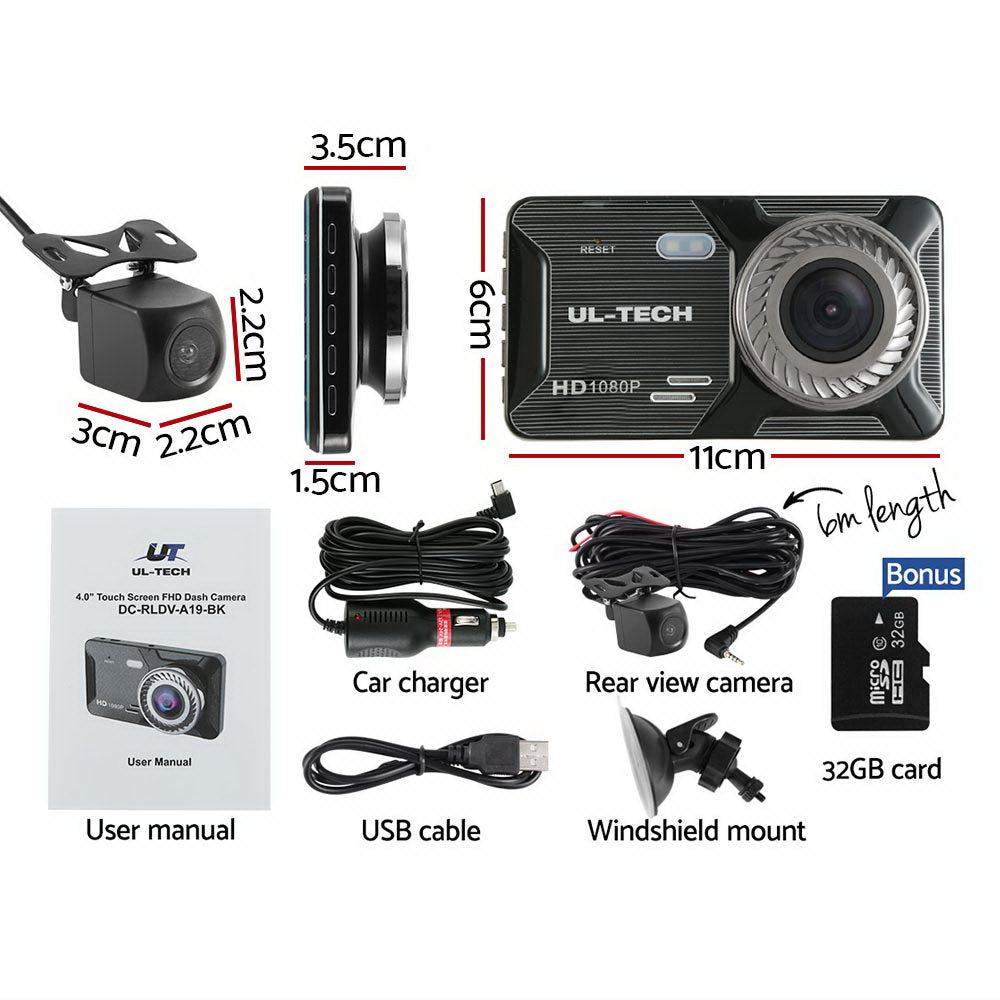 UL-tech Dash Camera 1080P 4
