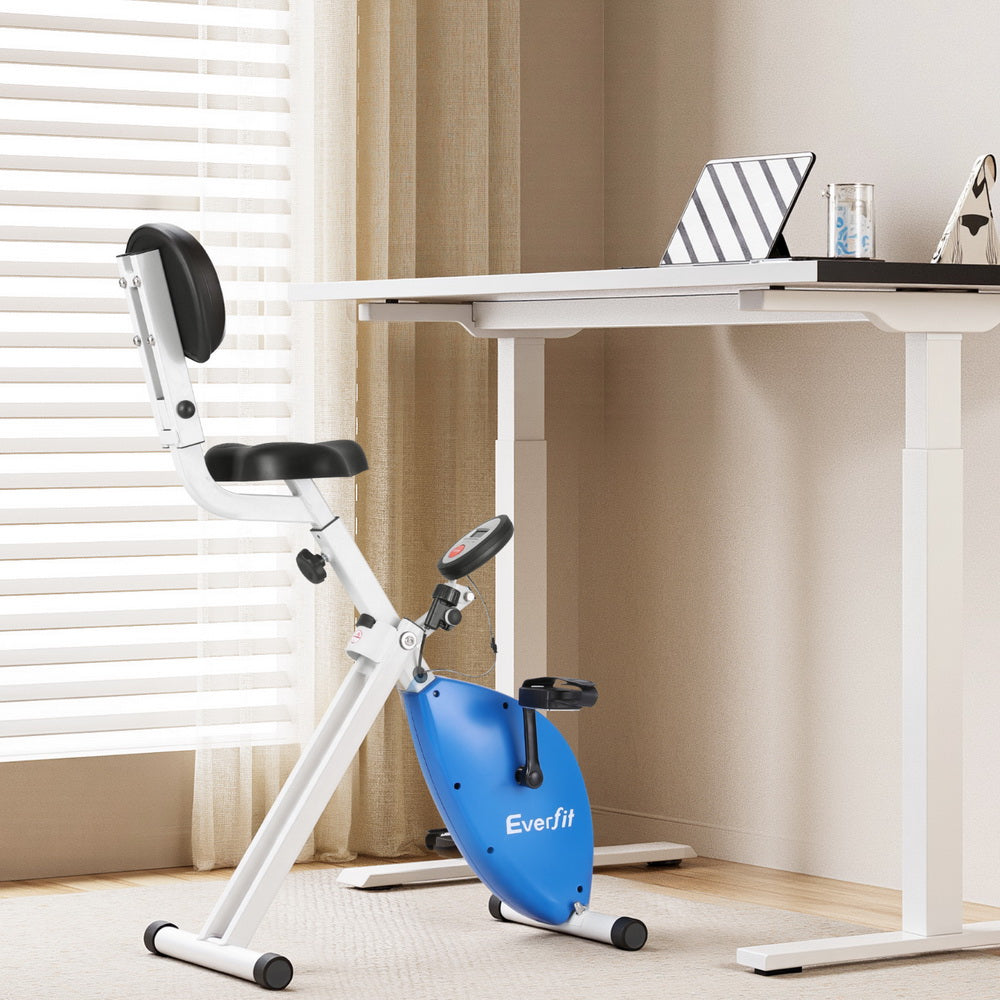 Everfit Under Desk Exercise Bike Magnetic Resistance X-bike Workouts 100kg Capacity Awezingly