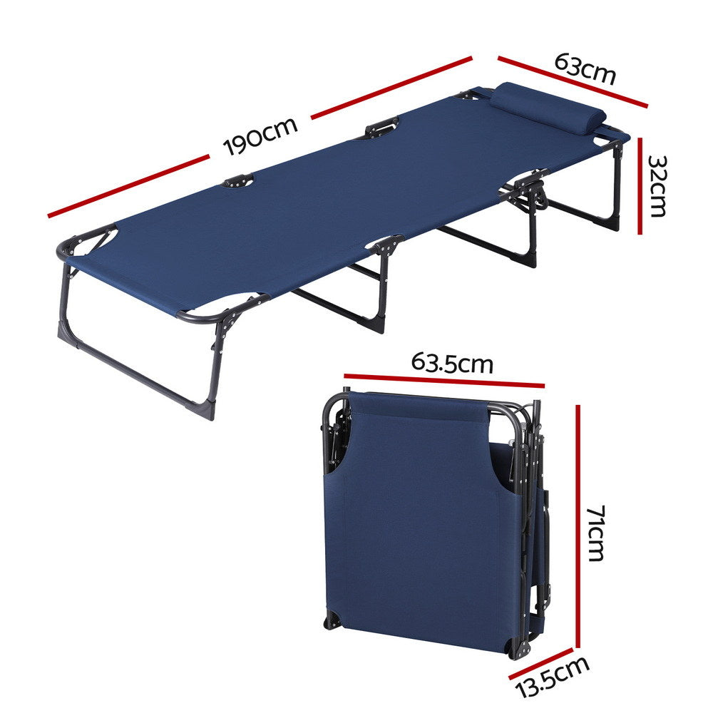 Gardeon Sun Lounger Folding Lounge Beach Chair Patio Outdoor Furniture Awezingly