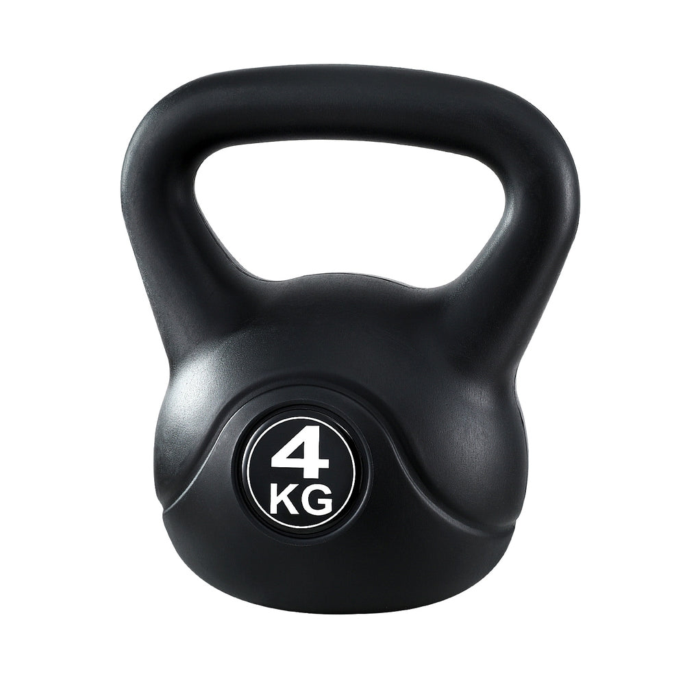 Everfit 4kg Kettlebell Set Weight Lifting Bench Dumbbells Kettle Bell Gym Home Everfit
