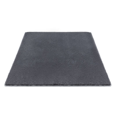 Artiss Floor Rug 200x290cm Plush Area Shaggy Rug Living Room Bedroom Carpet Grey
