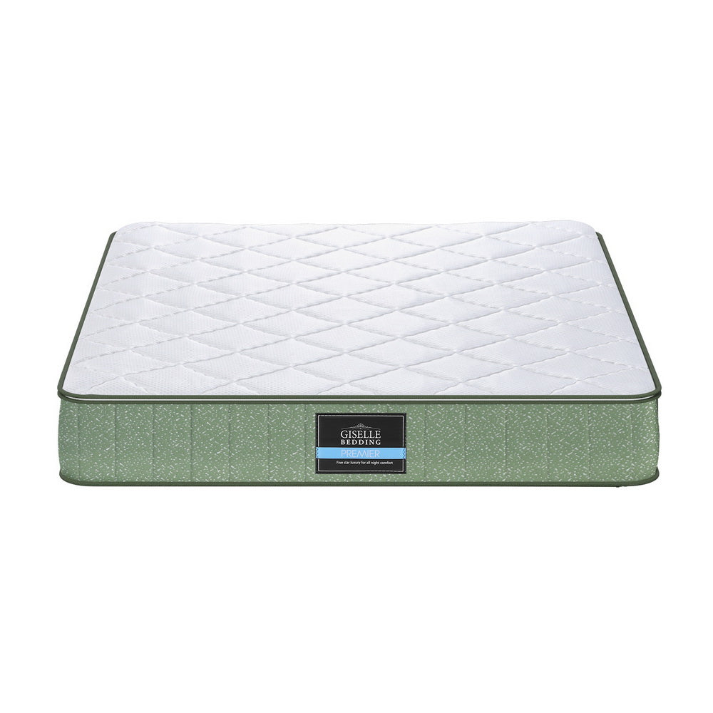 Giselle 25cm Memory Foam Mattress Dual Layer Zipper Cover Cool Charcoal Foam Mattresses Queen Awezingly