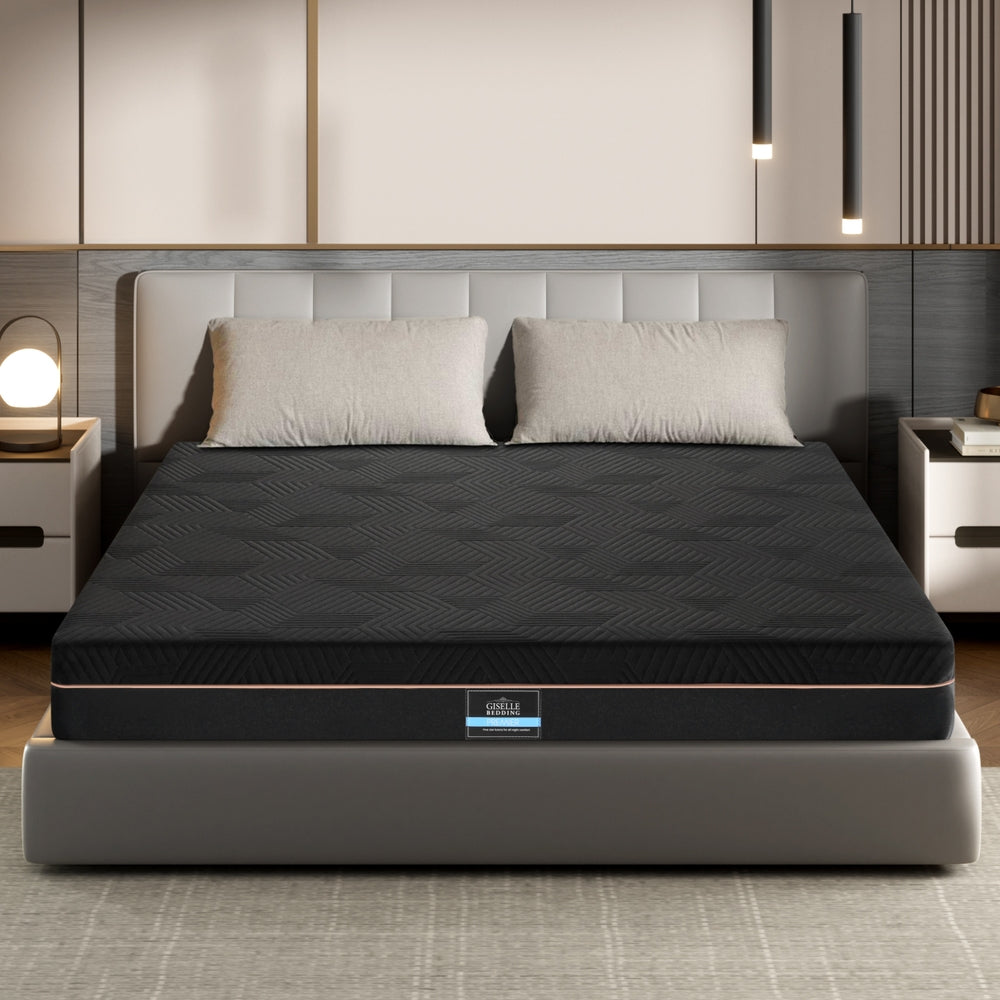 Giselle 18cm Memory Foam Mattress Green Tea Foam Cool Gel Foam Mattresses Double Awezingly