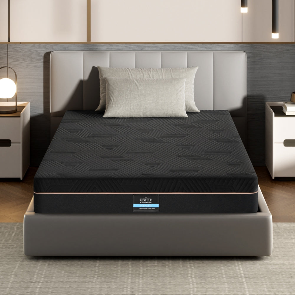 Giselle 18cm Memory Foam Mattress Green Tea Foam Cool Gel Foam Mattresses King Single Awezingly