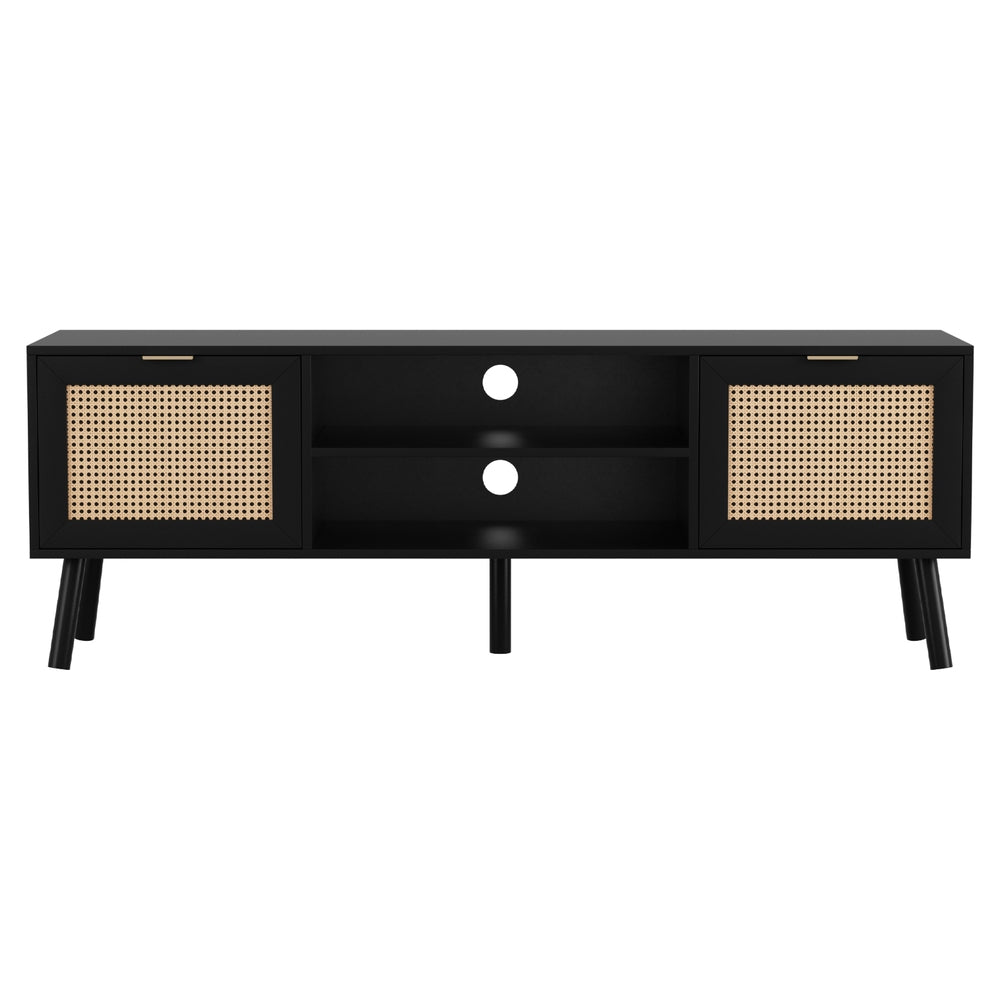 Artiss TV Unit 150cm Storage Cabinet Black Awezingly