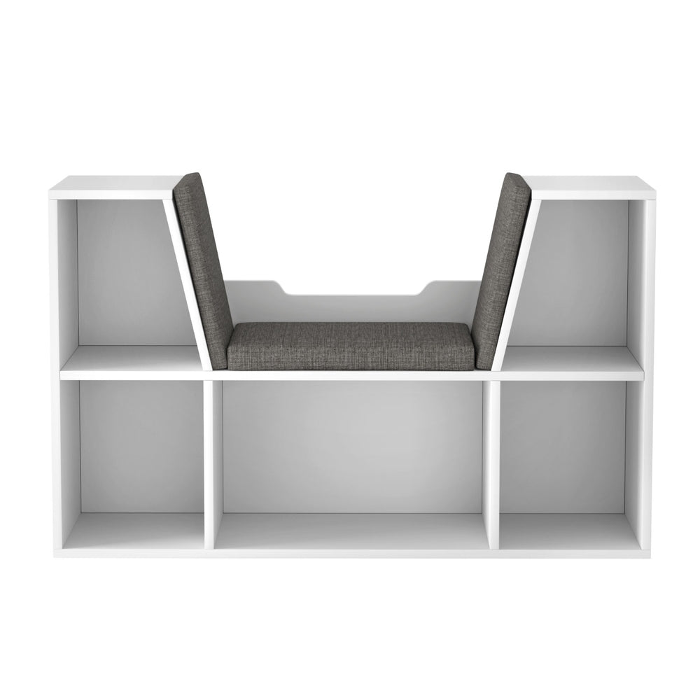 Keezi Kids Bookshelf Bookcase Toys Box Shelves Storage Cabinet Container Children Organiser Keezi