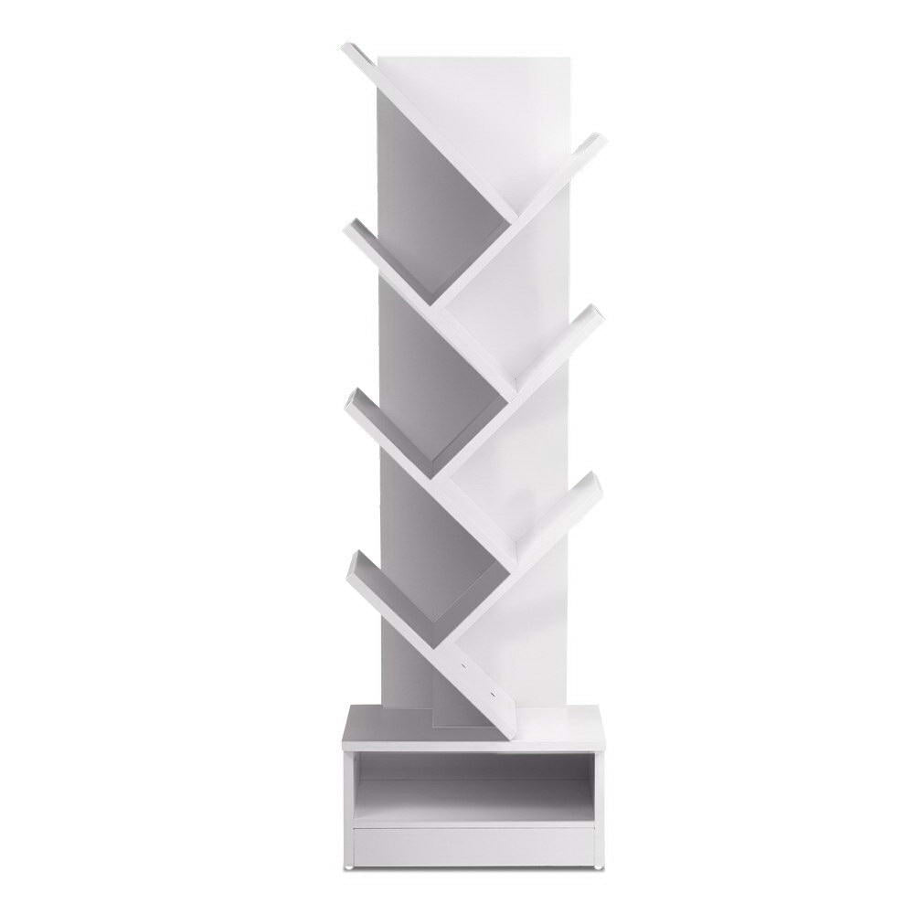 Artiss Display Shelf 7-Shelf Tree Bookshelf - White
