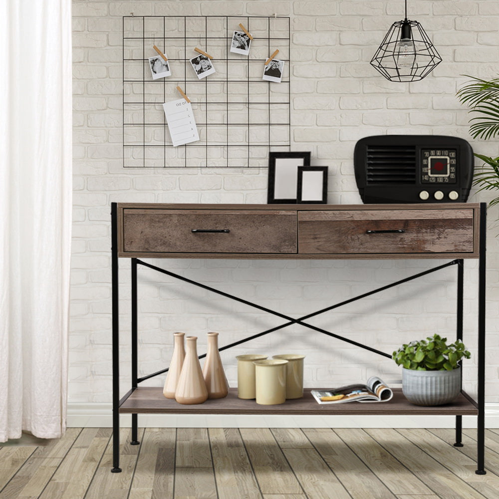 Artiss Wooden Hallway Console Table - Wood Artiss