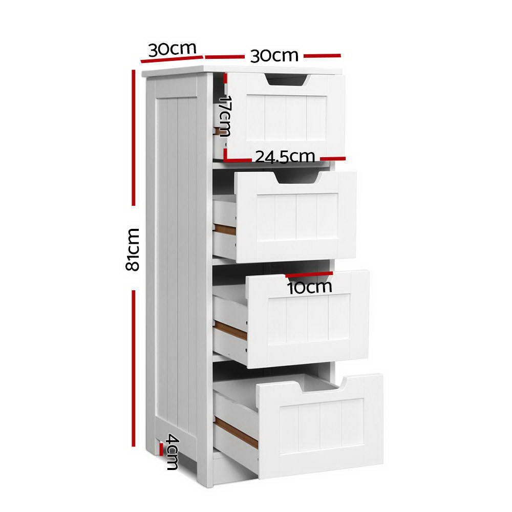 Artiss Storage Cabinet Chest of Drawers Dresser Bedside Table Bathroom Stand Artiss