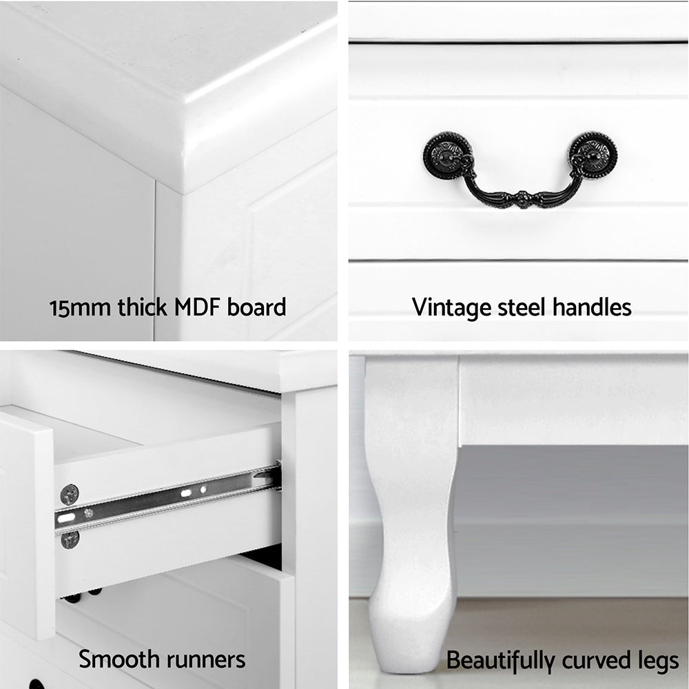 Artiss Chest of Drawers Tallboy Dresser Table Bedside Storage Cabinet Bedroom Artiss