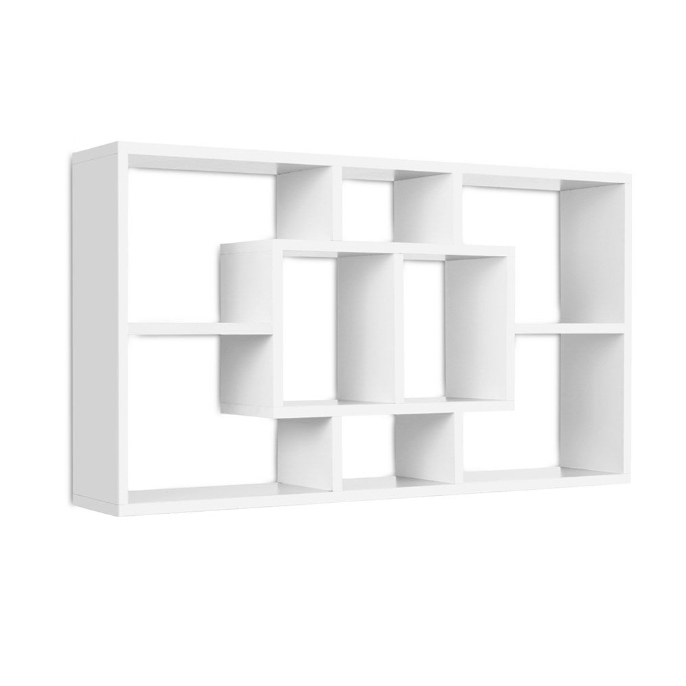 Artiss Floating Wall Shelf DIY Mount Storage Bookshelf Display Rack White Artiss