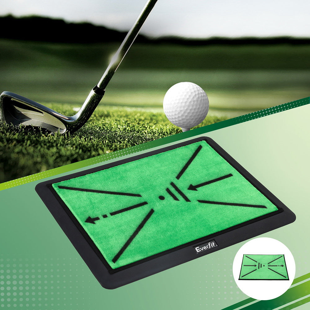 Everfit Golf Hitting Mat Training Swing Path Feedback Detection Batting 44x33cm Everfit