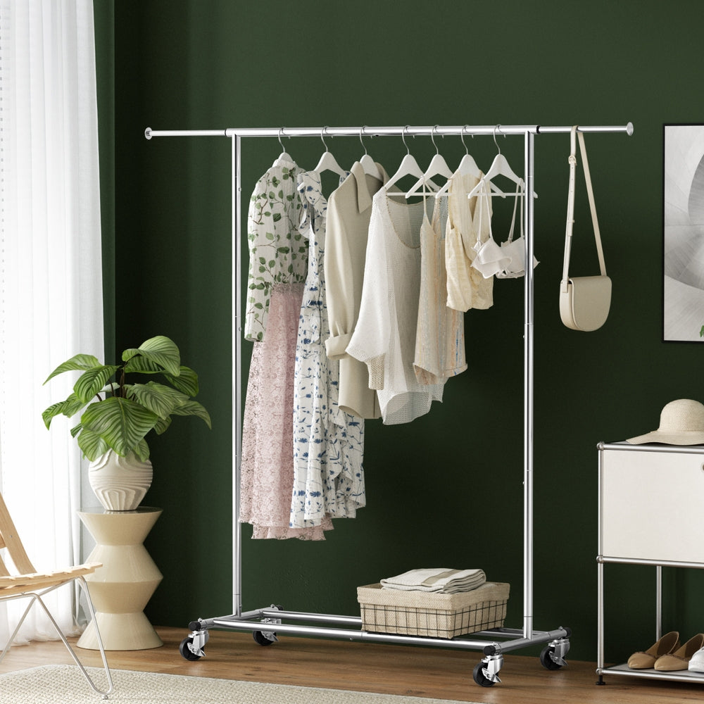 Artiss Clothes Rack Airer Rail Coat Stand Adjustable Hanger Artiss