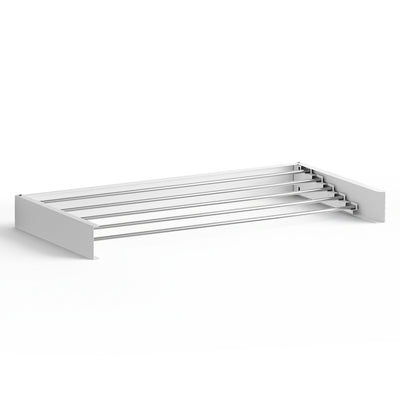 Artiss Clothes Rack Wall Mounted Airer Foldable White