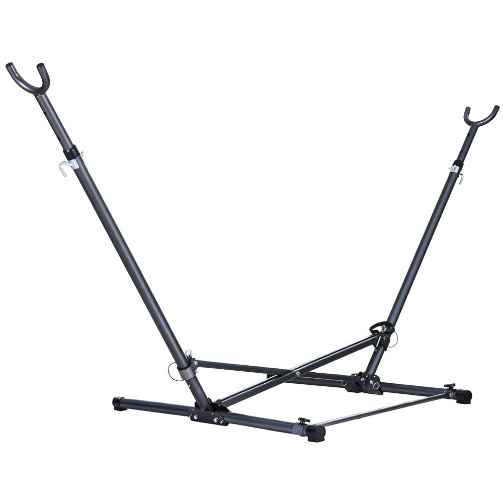 Gardeon Hammock Bed Stand Steel Frame Outdoor Indoor Awezingly