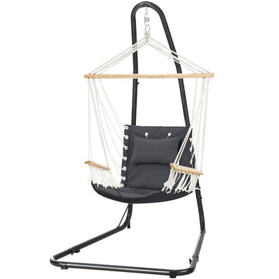 Gardeon Hammock Chair with Heavy Duty Steel Stand