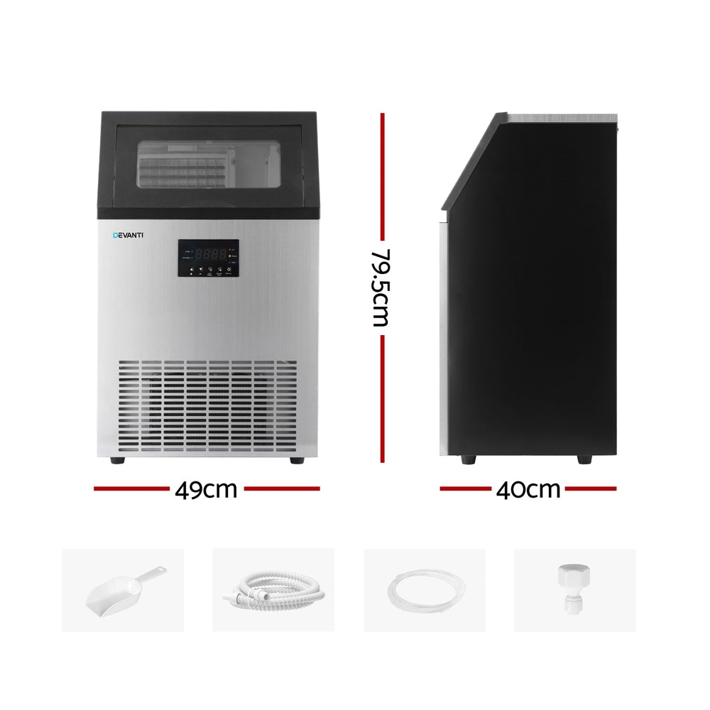Devanti 45kg Ice Maker Commercial Machine Devanti