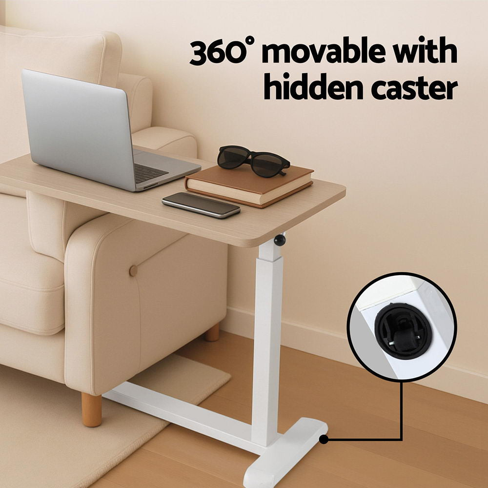 Artiss Laptop Desk Height Adjustable Mobile Workstation Computer Desks 70CM Awezingly