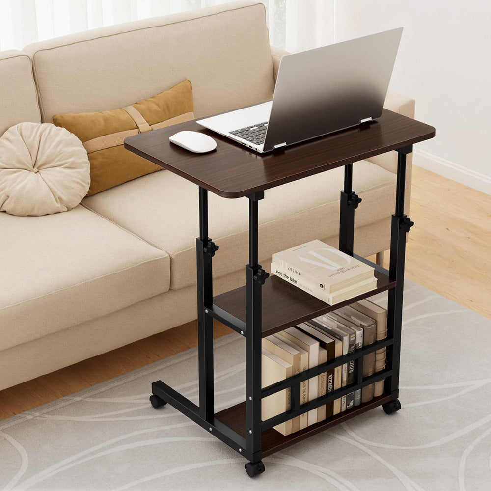 Artiss Laptop Desk Height Adjustable Mobile Workstation Computer Desks 60CM Awezingly