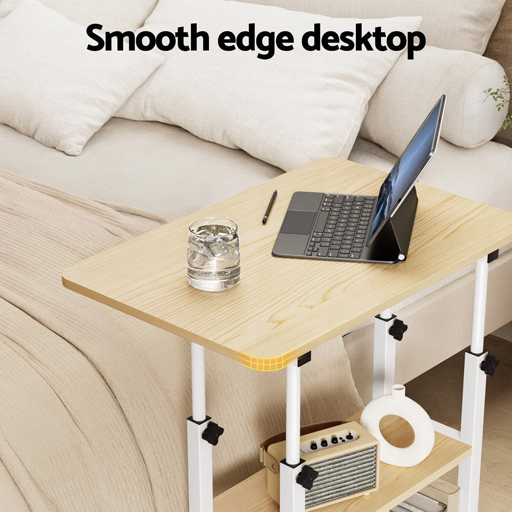 Artiss Laptop Desk Height Adjustable Mobile Workstation Computer Desks 60CM Awezingly