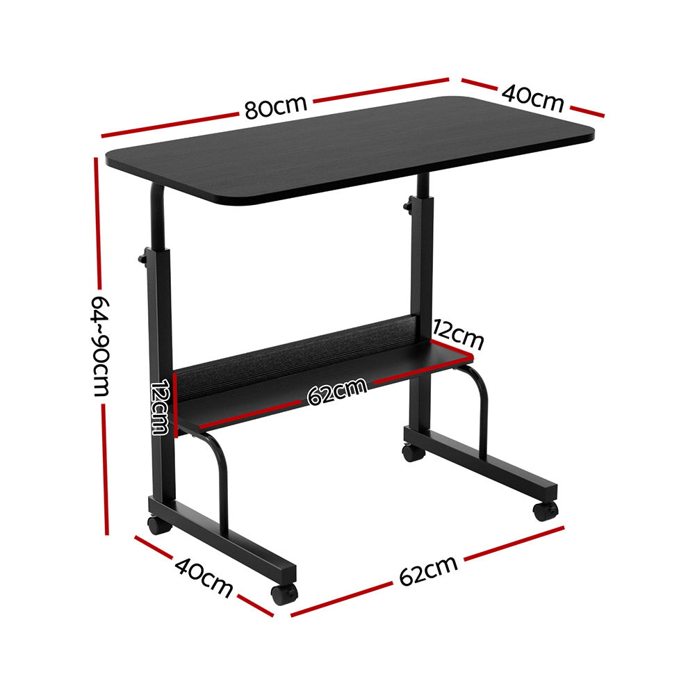 Artiss Laptop Desk Portable Sit Stand Desks Height Adjustable Workstation 80CM Awezingly