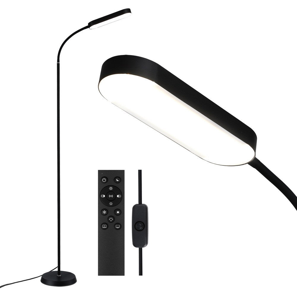 Artiss LED Floor Lamp with Remote Control & 4 Color Temperature Reading Living Room Bedroom Office Awezingly