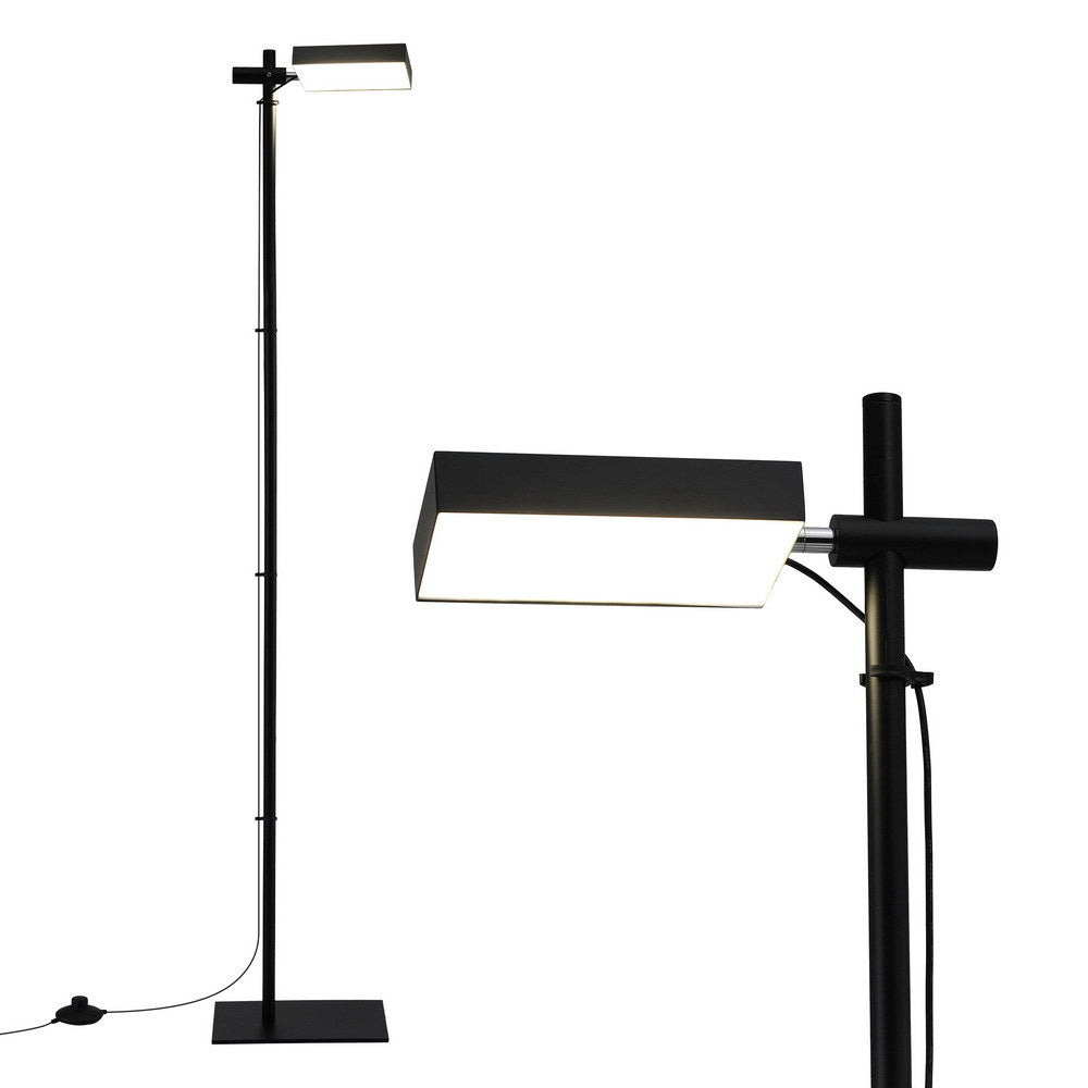 Artiss LED Floor Lamp, Modern Reading Lamp 360~ Rotating Adjustable Light Head,12W Standing Lamp for Living Room, Bedroom Office Awezingly