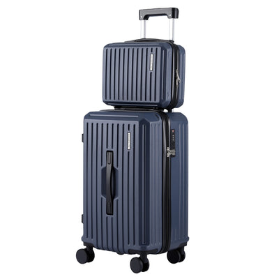 Wanderlite 2pcs Trunk Luggage Suitcase Travel Carry On TSA Lock 12
