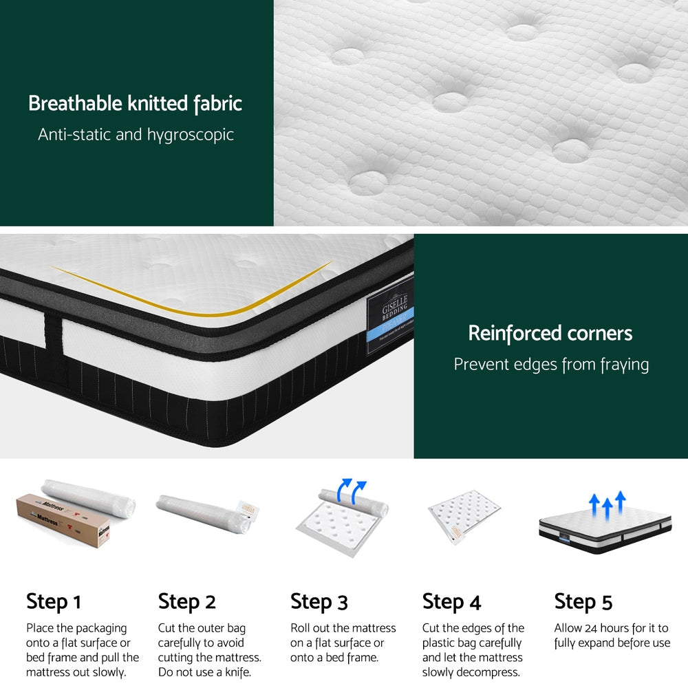 30cm Giselle Mattress Queen Size Awezingly