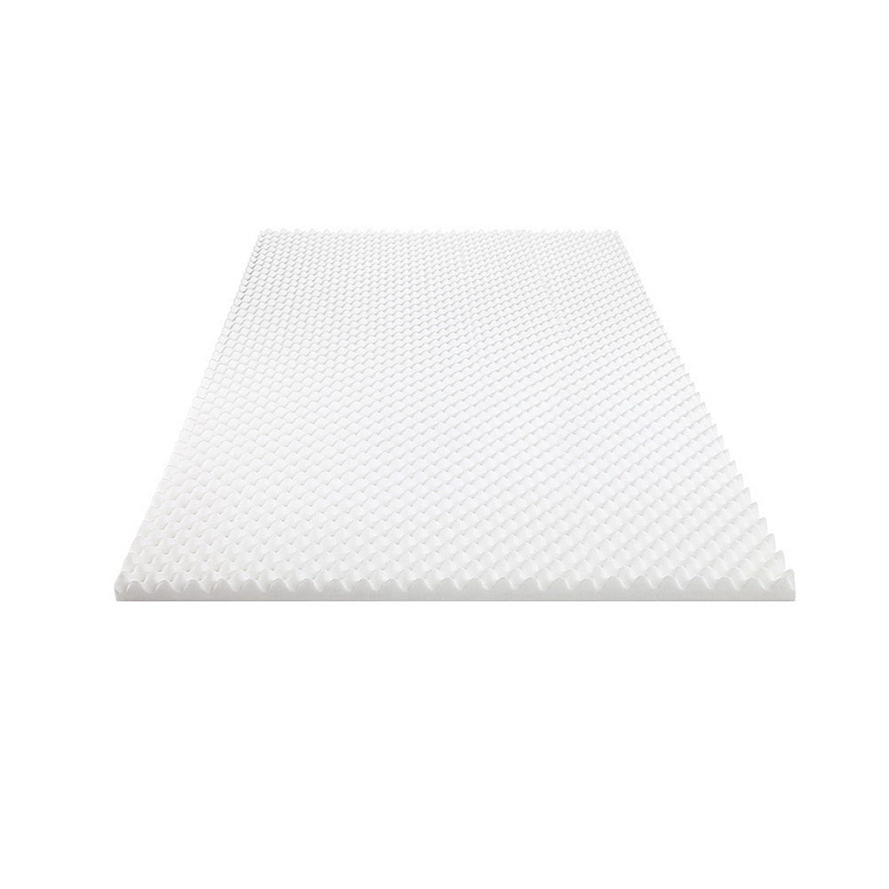 Giselle Bedding Memory Foam Mattress Topper Egg Crate 5cm King Single Awezingly