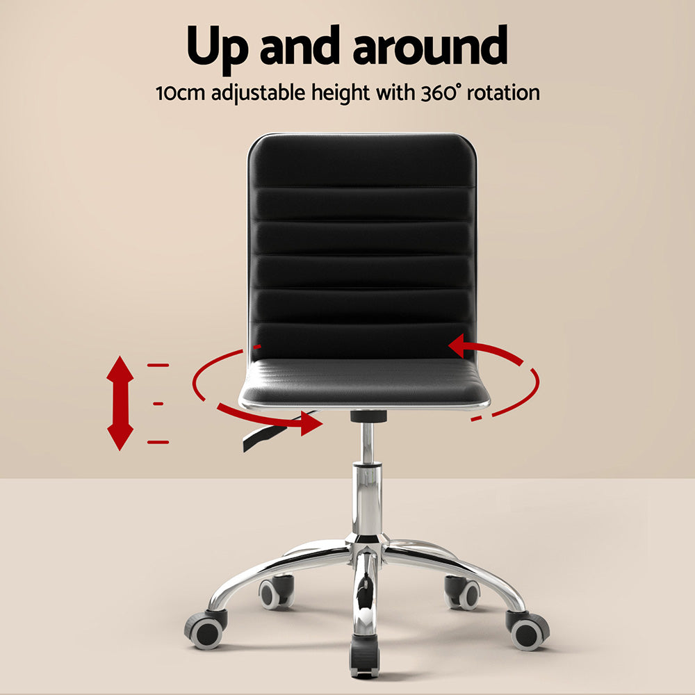 Artiss Computer Desk Office Chair Set Desks with Keyboard Shelf Try Black Awezingly
