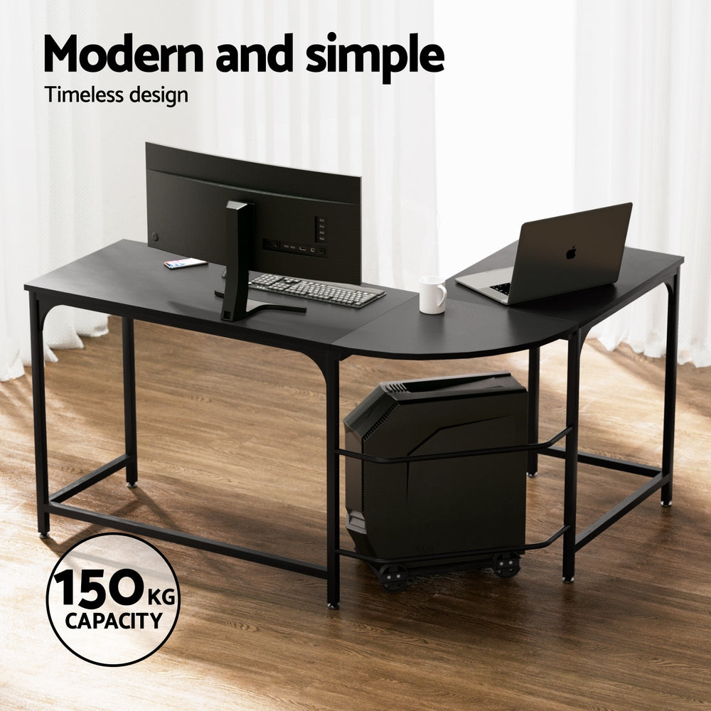 Artiss Computer Desk L-Shape Study Desks Ergonomic Office Chair Mesh Chairs Artiss