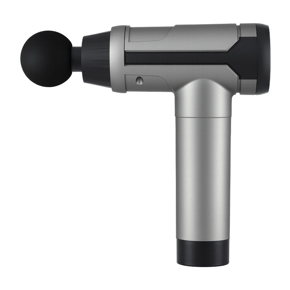 Everfit Massage Gun 30 Speed 6 Heads Vibration Muscle Massager Chargeable Black Awezingly