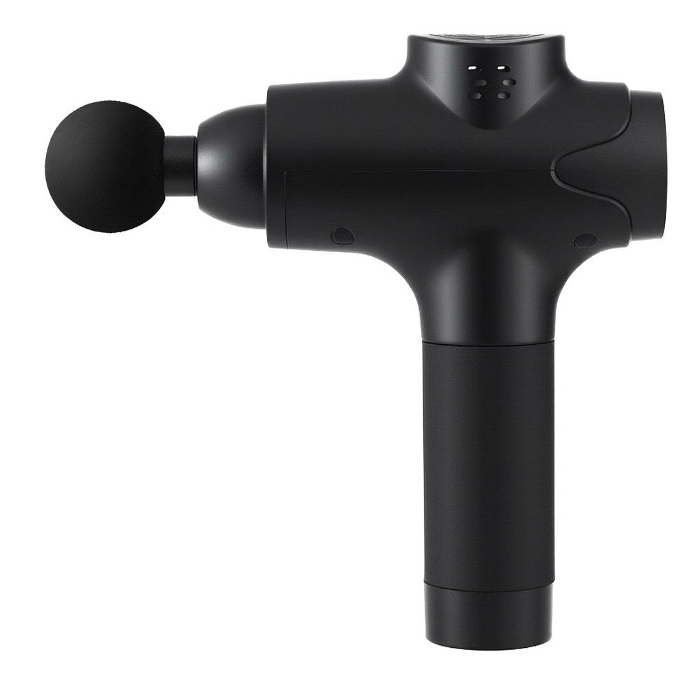 Everfit Massage Gun 30 Speed 8 Heads Vibration Muscle Massager Chargeable Black Awezingly