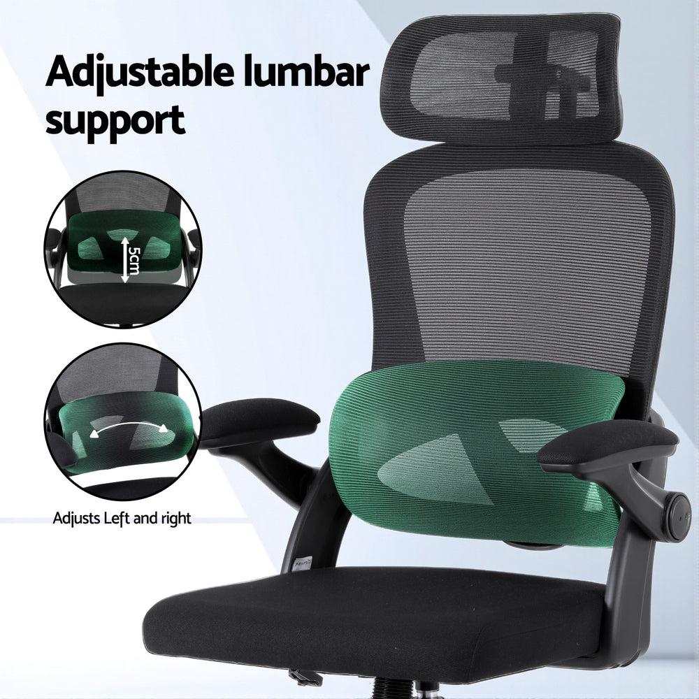 Artiss Ergonomic Office Chair Mesh Chairs Black Artiss