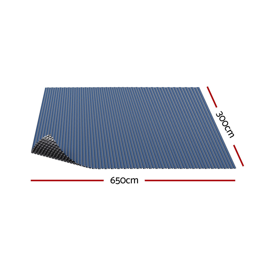 Aquabuddy Pool Cover 600 Micron 6.5x3m Swimming Pool Solar Blanket Blue Black Does Not Apply