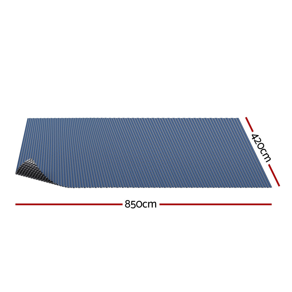 Aquabuddy Pool Cover 600 Micron 8.5x4.2m Swimming Pool Solar Blanket Blue Black Does Not Apply