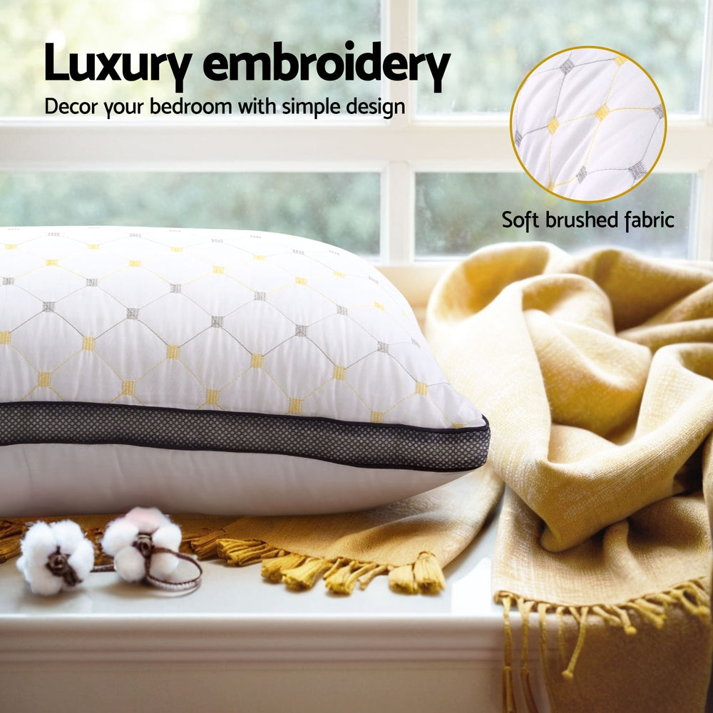 Giselle Bedding Pillows Microfibre Pillow Awezingly