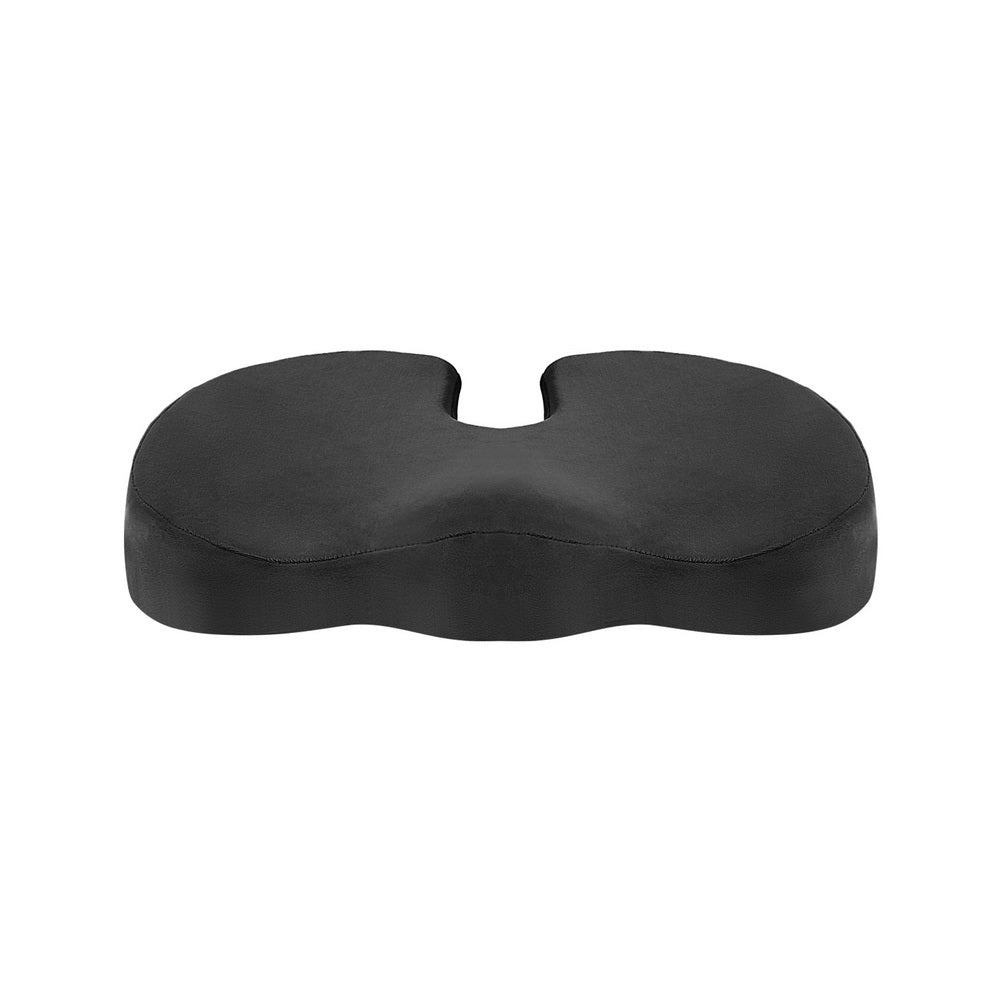 Giselle Bedding Seat Cushion Memory Foam Pillow Back Pain Relief Chair Pad Black Awezingly